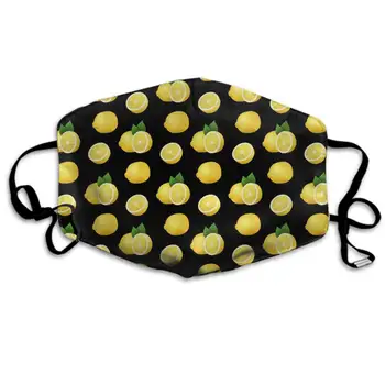 

Winter Norse Warmer, Comfortable Two Layer Lemon Pattern Anti Dust Face Mask Cover Mouth for Adults and Teens