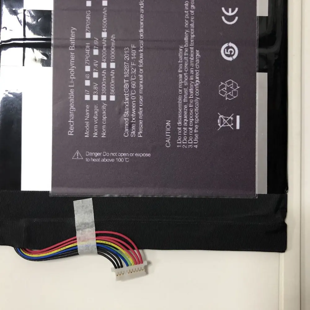 

6000mah 7.4V Original size replacement battery for Taipower X1pro X5pro x1 x5 pro Tablet PC batteries