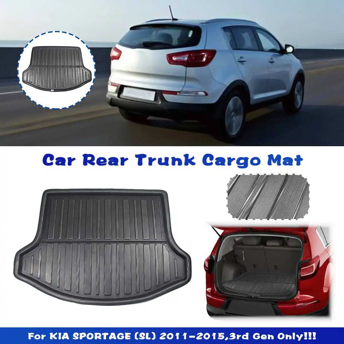 Trunk Cargo Storage Luggage Screen For KIA Sportage R 2011~2015