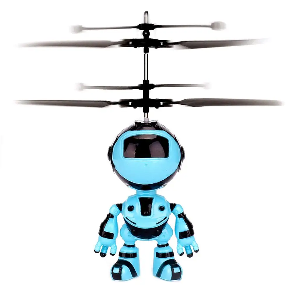 

Toy Intelligent Hand Sensing Flying Robot Kids Toys Electronic Aircraft Suspension Toys For Child Smart Pet Action RC Robot