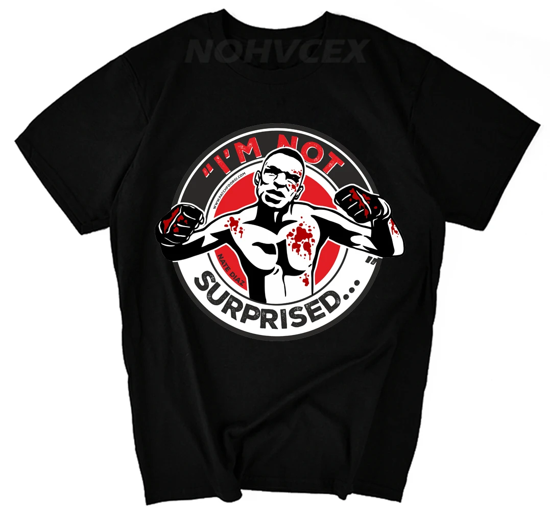 

Summer Fashion Nate Diaz Men T-shirt Funny New T Shirt Raglan Sleeve Cotton O-neck T Shirt