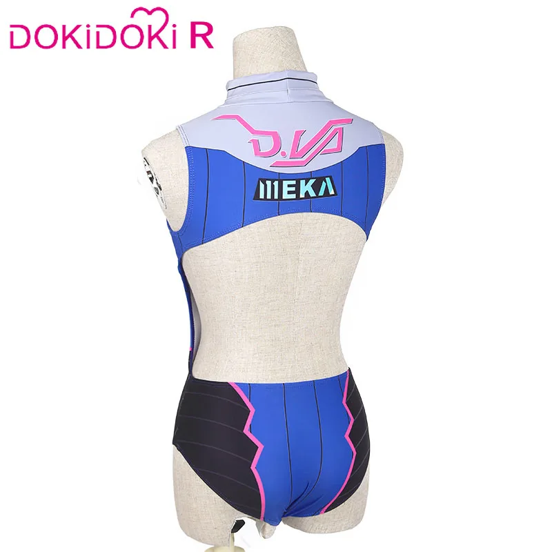 DokiDoki игра OW dva купальник для косплея женский соблазнительный костюм D. va купальник для косплея