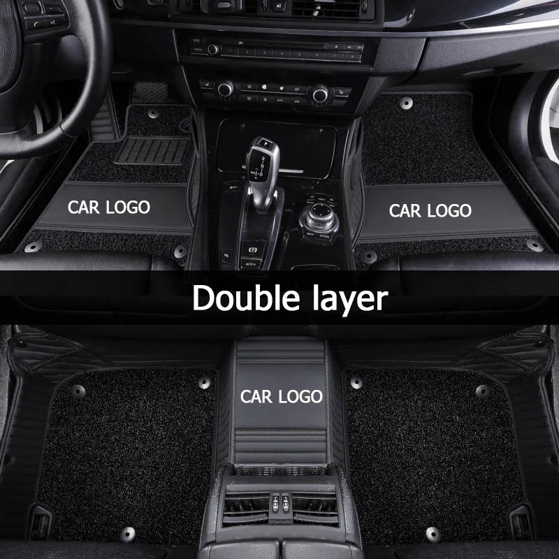 Custom car floor mats for peugeot RCZ 307 sw 308 607 206 207 301 407