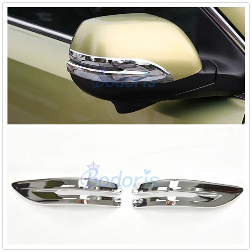 Door Mirror Trims Углеродное волокно, цветное боковое зеркало, крышка заднего вида, накладка, хромированная, для автомобиля, Стайлинг для Honda CRV CR-V CR V-, аксессуары - Цвет: Door Mirror Trims