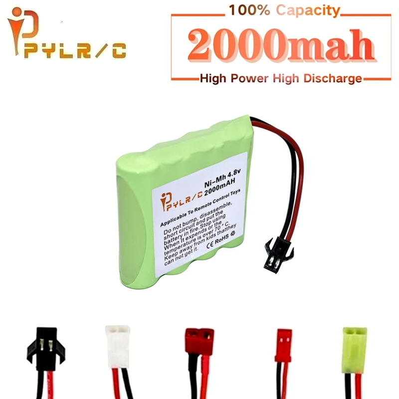

4.8v Rechargeable Battery For Rc toys Car Tanks Robots Gun 2000mah Ni-MH Battery AA 4.8v 2000mah Batteries Pack For Rc Boat 1PCS