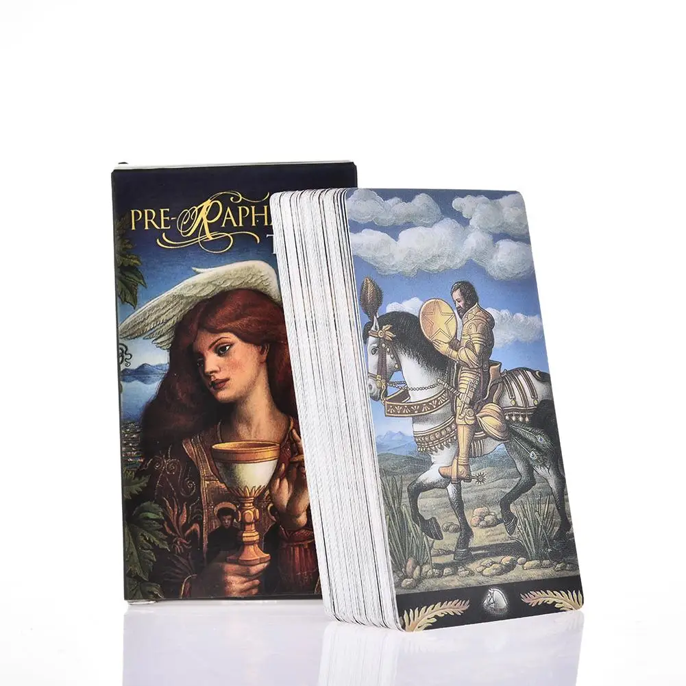 English 78 Pre Raphaelite Tarot Tarot Cards Deck Table Board Games For Family Party Entertainment Playing Card Game Gift