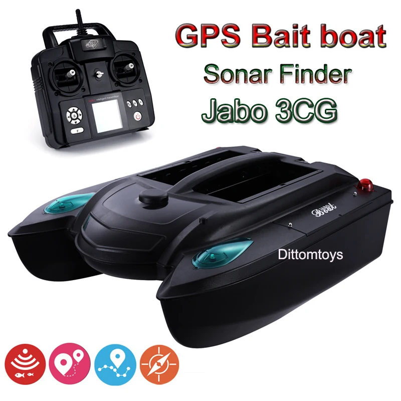 Большой JABO 3CG 20A 10A gps Sonar приманка лодка Автоматическая навигация gps рыболокатор лодка 500 м