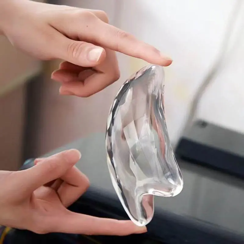 Китайский акупунктурный массаж для лица 3D Очищающая палочка доска для рисования устраняющий отеки прозрачный пластик Здоровье Уход за телом инструмент для красоты