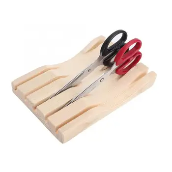 

Barber Shop Hair Scissors Holder Rack Scissors Display Storage Tray Organizer Barber Scissors