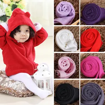 

Baby Toddler Infant Kids Girl Solid Color Soft Cotton Tights Stockings Pantyhose New