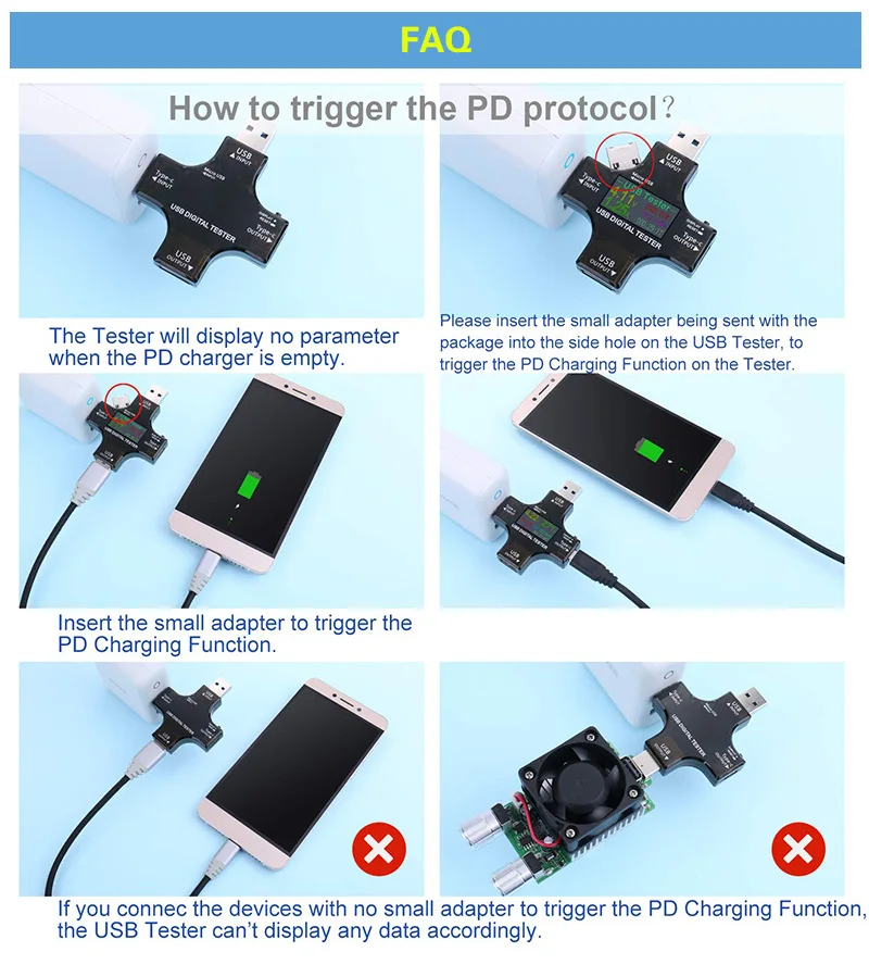 PD USB цветной Тестер 12 в 1 DC Цифровой вольтметр Ток Напряжение тип-c метр Ампер Амперметр детектор запасные аккумуляторы для телефонов зарядное устройство индикатор