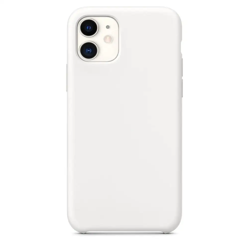 Жидкий силиконовый чехол, совместимый с iPhone 11 Pro/iPhone 11 Pro Max/iPhone 11, амортизирующий, превосходное прикосновение - Цвет: iPhone 11