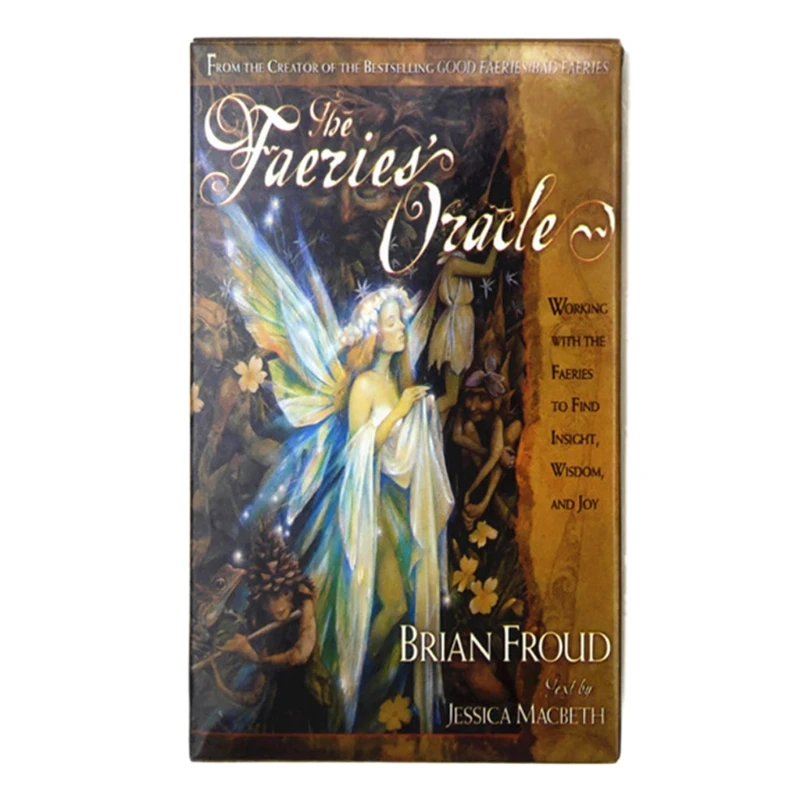 66pcs Tarot Cards Deck The Faeries' Oracle Beautifully Designed Durable Fairy Paper Card For Fun Playing Board Games | Спорт и
