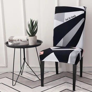 

1/2/4Pcs Printing Chair Covers Spandex Elastic Slipcovers Chair Covers For Dining Room Kitchen Wedding Hotel Banquet