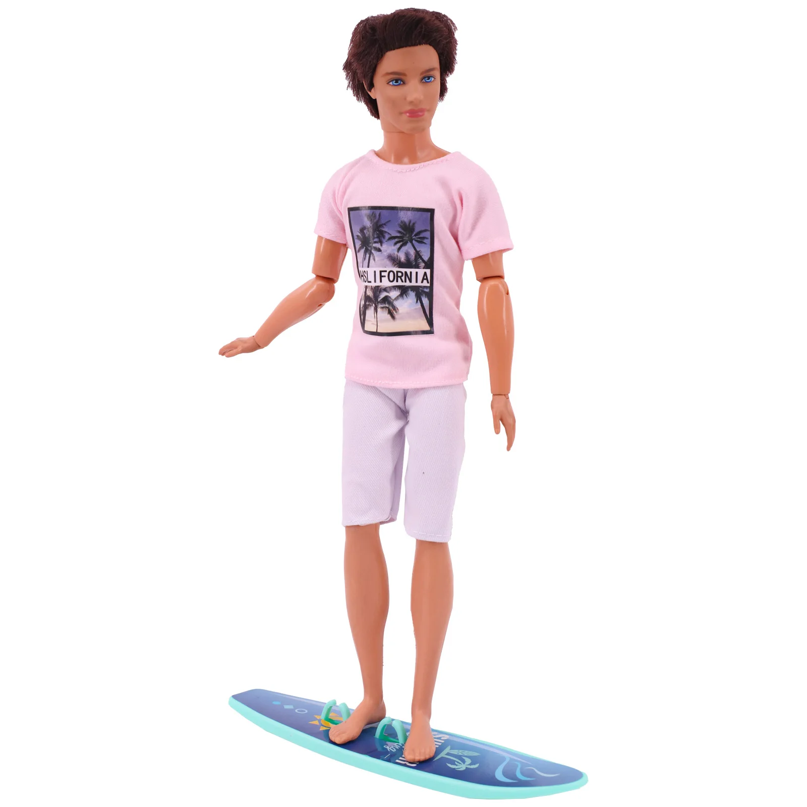 Barbie Doll Clothes Doll Clothes Doll Clothes Accessories Doll Accessories Ken Doll Clothes Handmade Men's Doll Outfit Pants T-shirt Casual Daily Wear Shoes Accessories Toys Gifts