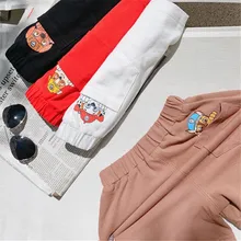 [L Mom] L Uson/настраиваемые детские шорты спортивные штаны с принтом для мальчиков штаны средней посадки Универсальный Летний Стиль