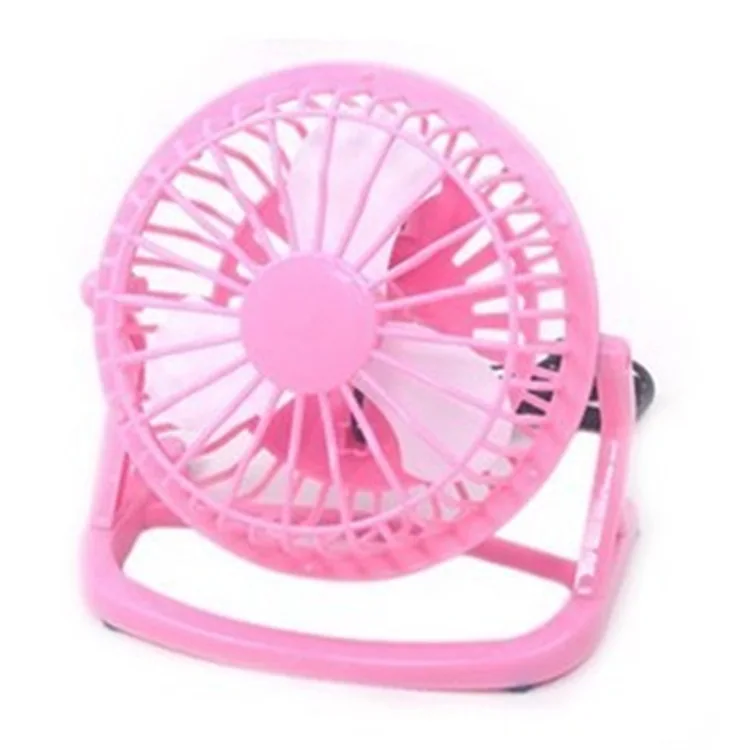 

F1084-360-Degree Rotating Desktop Mini Fan USB Color Plastic Electric Fan Mute Small Fan