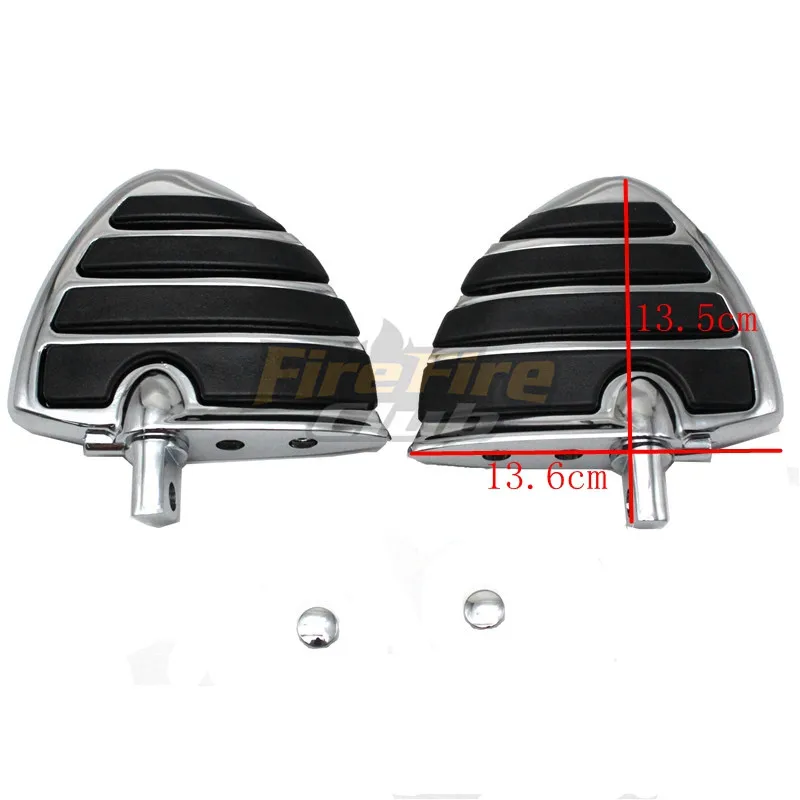 Хромированные подножки для ног для Harley FLH Touring Electra Street Glide Road King FLST Softail Fatboy