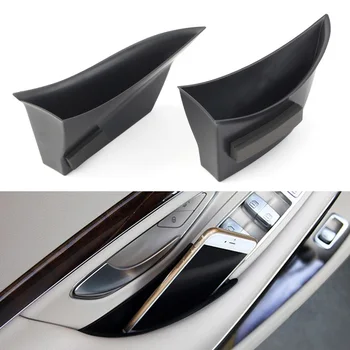 

Car Rear Door Storage Box Organizer Container Holder For Mercedes Benz S-Class W222 S320 S400 S500 2014 15 16 2017 Saloon ONLY