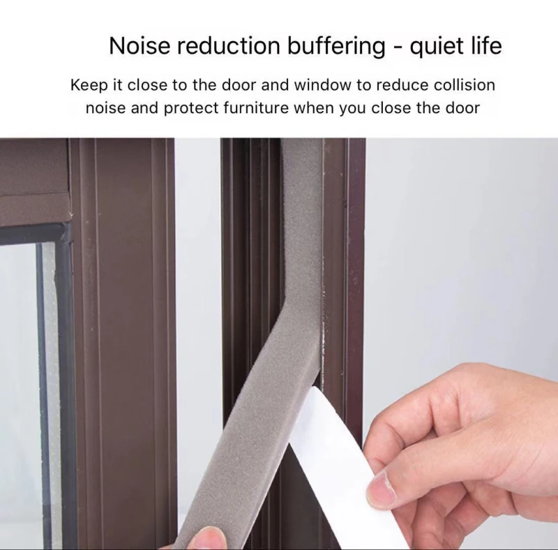 

Self-adhesive door window windproof soundproofing door and window sealing strip door bottom door and window gap warm