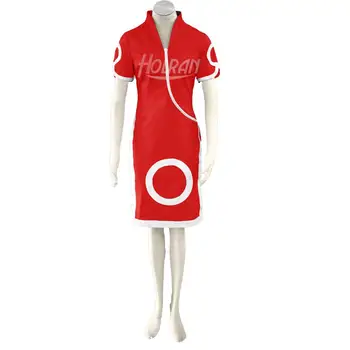

Action adventure anime NARUTO cosplay costume Haruno Sakura dress shorts suit red dress Combat gear anime show party
