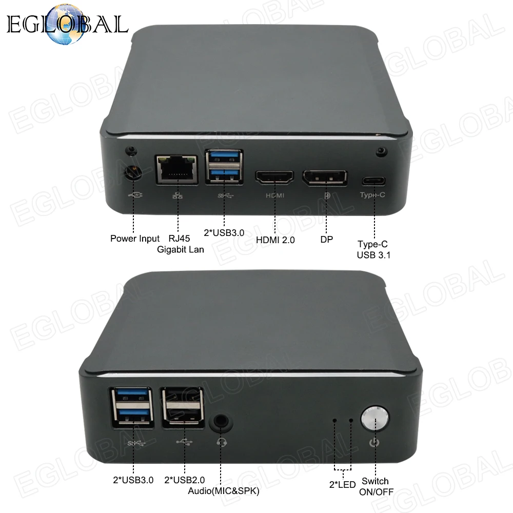 Смартфон 8 поколения умная веб камера компьютер Windows 10 pro /Linux Mini PC DDR4 64 ГБ игровой