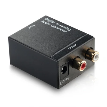 

Digital Optical Coax to Analog RCA o Converter Adapter with Fiber Cable(US)