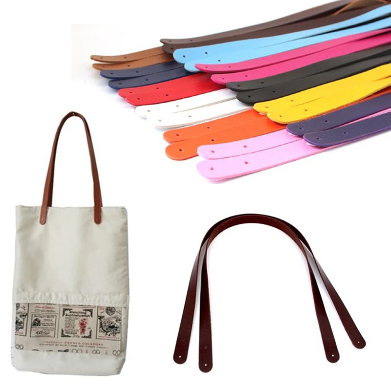 1 Pair DIY Replacement Belt for Bag Accessories Handbag Band Handle belt Detachable PU leather