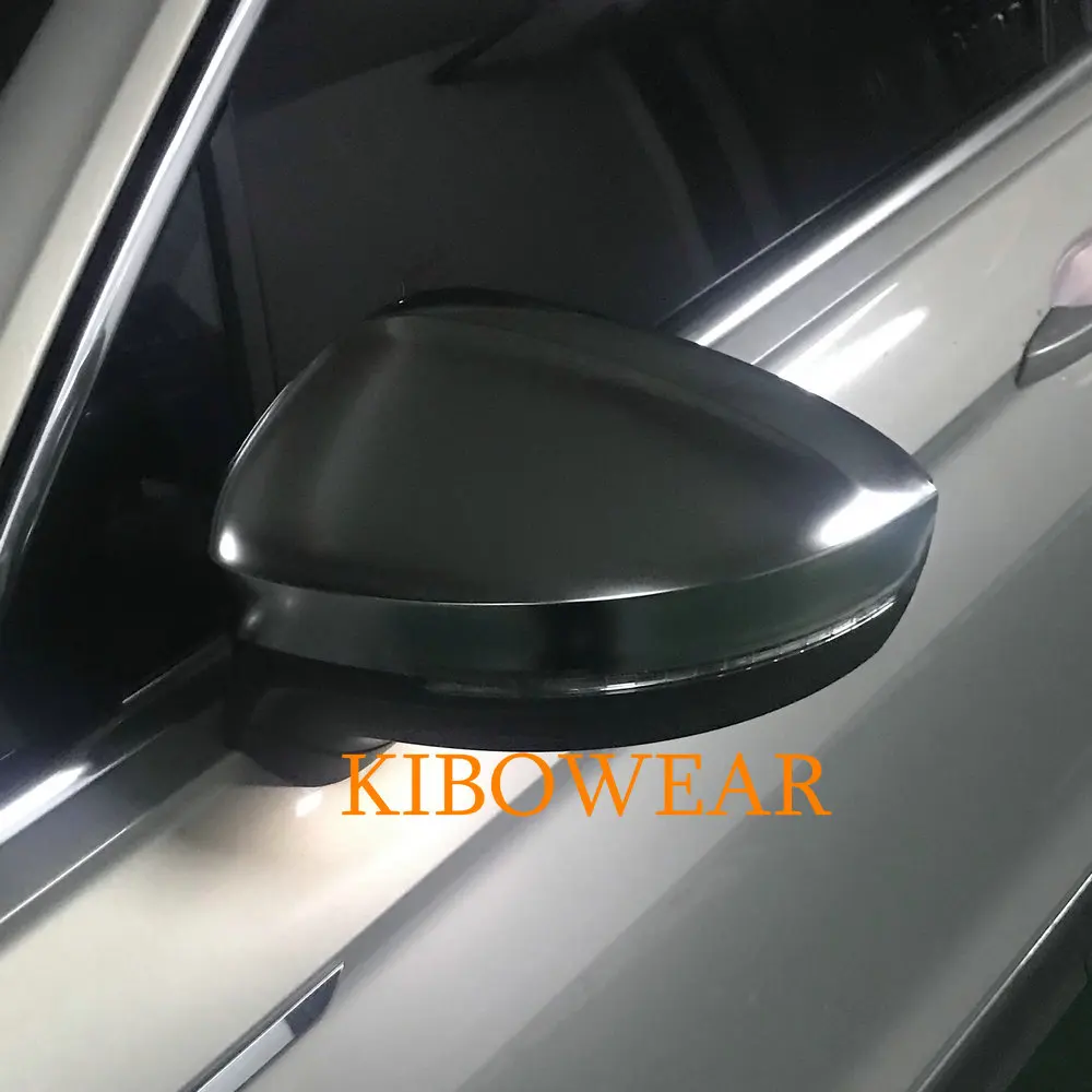 Kibowear боковое зеркало крышки для VW Tiguan Allspace L MK2 2017 2018 матовый хром Замена 2019