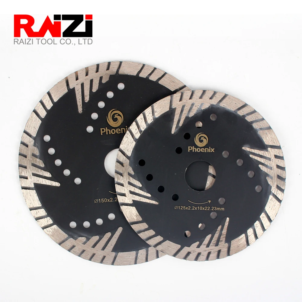 

125/150 mm Granite Cutting Blade For Grinder Turbo Side Protection Quartz, Hard Stone Diamond Saw Blade
