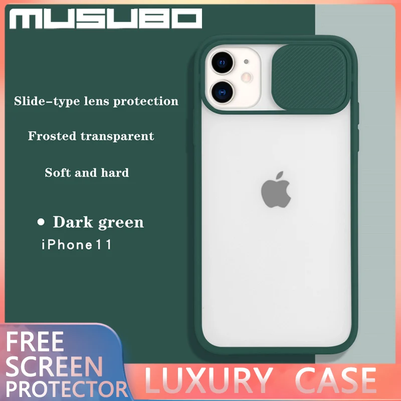 Роскошный чехол MUSUBO для телефона iPhone SE 2020 11 Pro Max XS 6 7 8 PLUS матовый ударопрочный