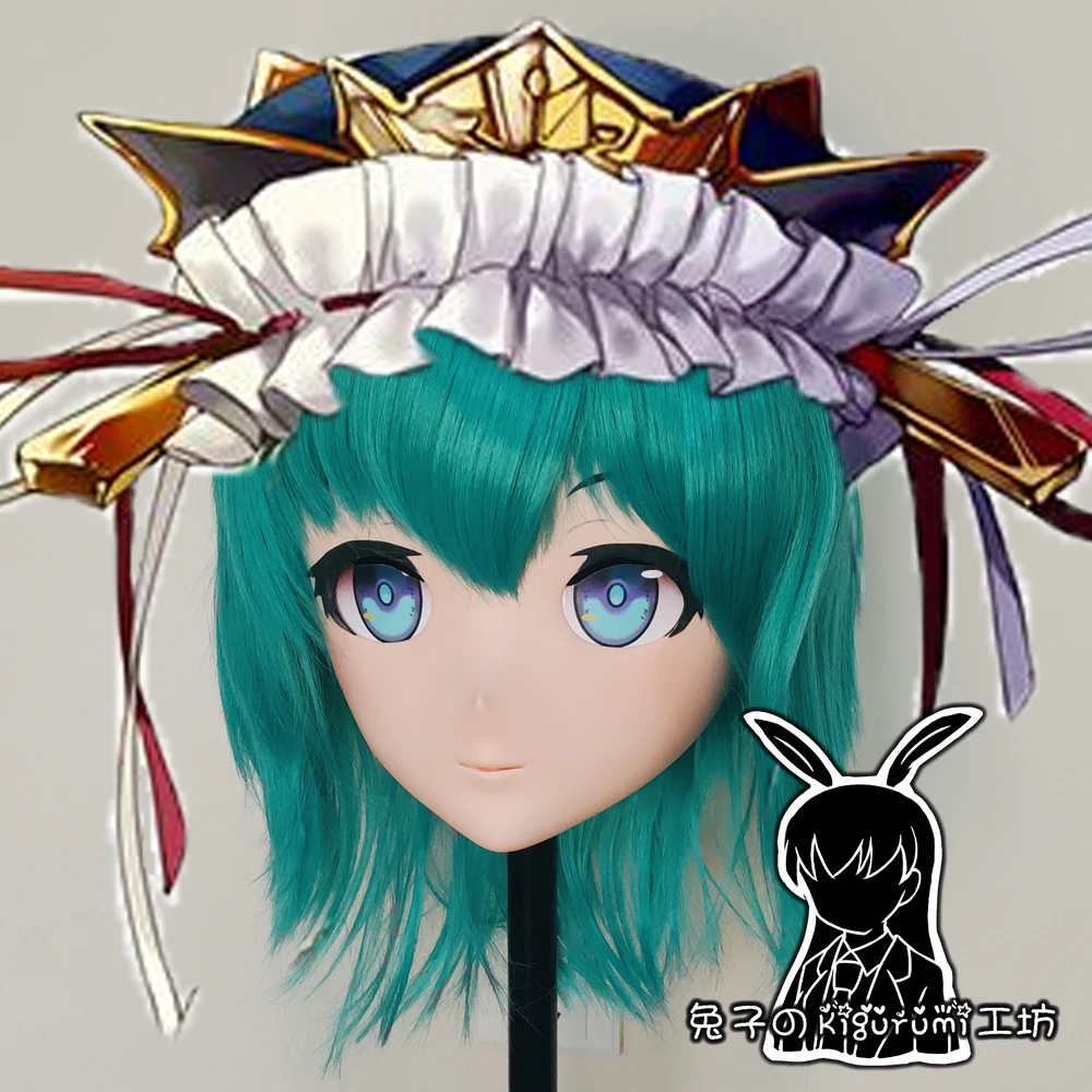 (R Mask 05) Полная Голова смолы Аниме Touhou проект Shikieiki Yamaxanadu маска кигуруми BJD кукла