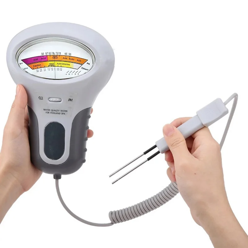 

Chlorine Meters PH Tester 2 In 1 Testers Water Quality Testing Device CL2 Measuring For Swimming Pool Aquarium Drinking Water