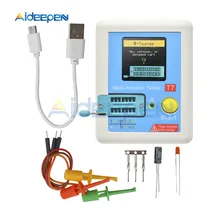 LCR-T7 Tester próbnik elektroniczny trioda dioda TFT miernik pojemności LCR miernik parametru ESR NPN PNP MOSFET IR wielofunkcyjny Tester multimetr T7