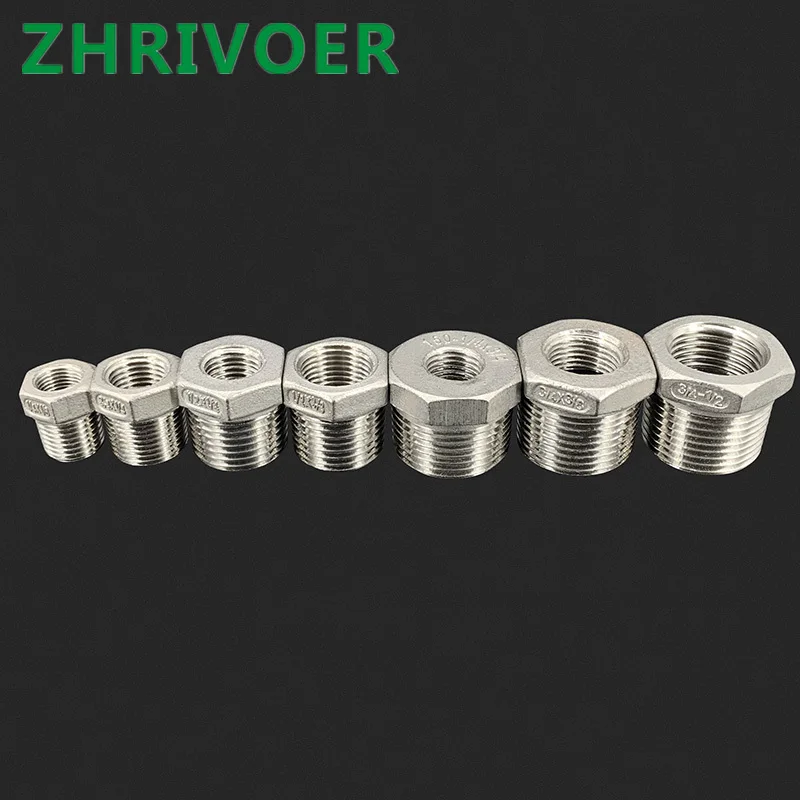 Stainless steel bushing Reducer internal and external adapter Pipe connection pipe fitting water pipe fitting hose pipe fitting