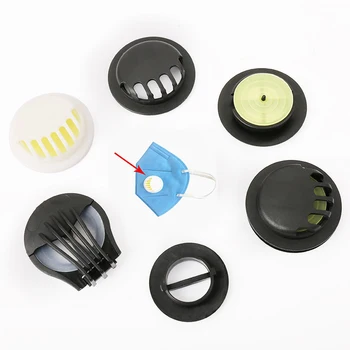 

10Pcs Breathing Mask Valve Round Shape Replacement Activated Carbon Breathing Filters Air Valve Filter Mask DIY Accessories