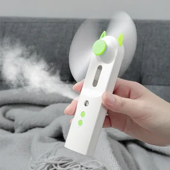 

Portable Water Spray Mist Fan Electric USB Rechargeable Handheld Misting Fan with Cooling Humidifier for Camping Outdoor