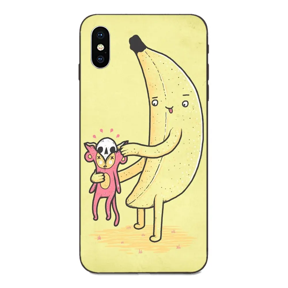Рисунок банановых листьев листья фруктов тропические Еда лето для Huawei Honor 5A 6A 6C 7A