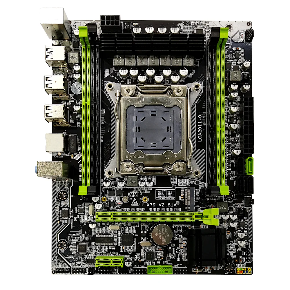 X79 LGA 2011 Micro ATX Motherboard M 2 SSD DDR3 E5 CPU SATA 3 0 PCI 1