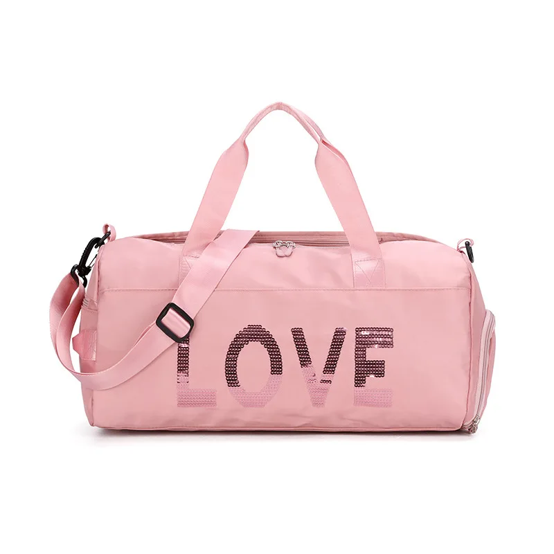 WOMEN'S Travel Shoe Bag pink sparkle