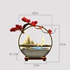 Zen Chinese Ceramic Water Fountain Creative Living Room Table Lamp Night Light Indoor Fountains Lucky Feng Shui Home Decoration ► Photo 2/6