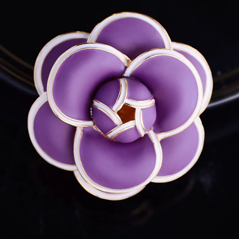 Multicolor Flower Brooch Pin for Women's Enamel Vitage Brooch Jewelry Clothes Scarf Buckle Garment Accessories Fine Jewelry Gift-1