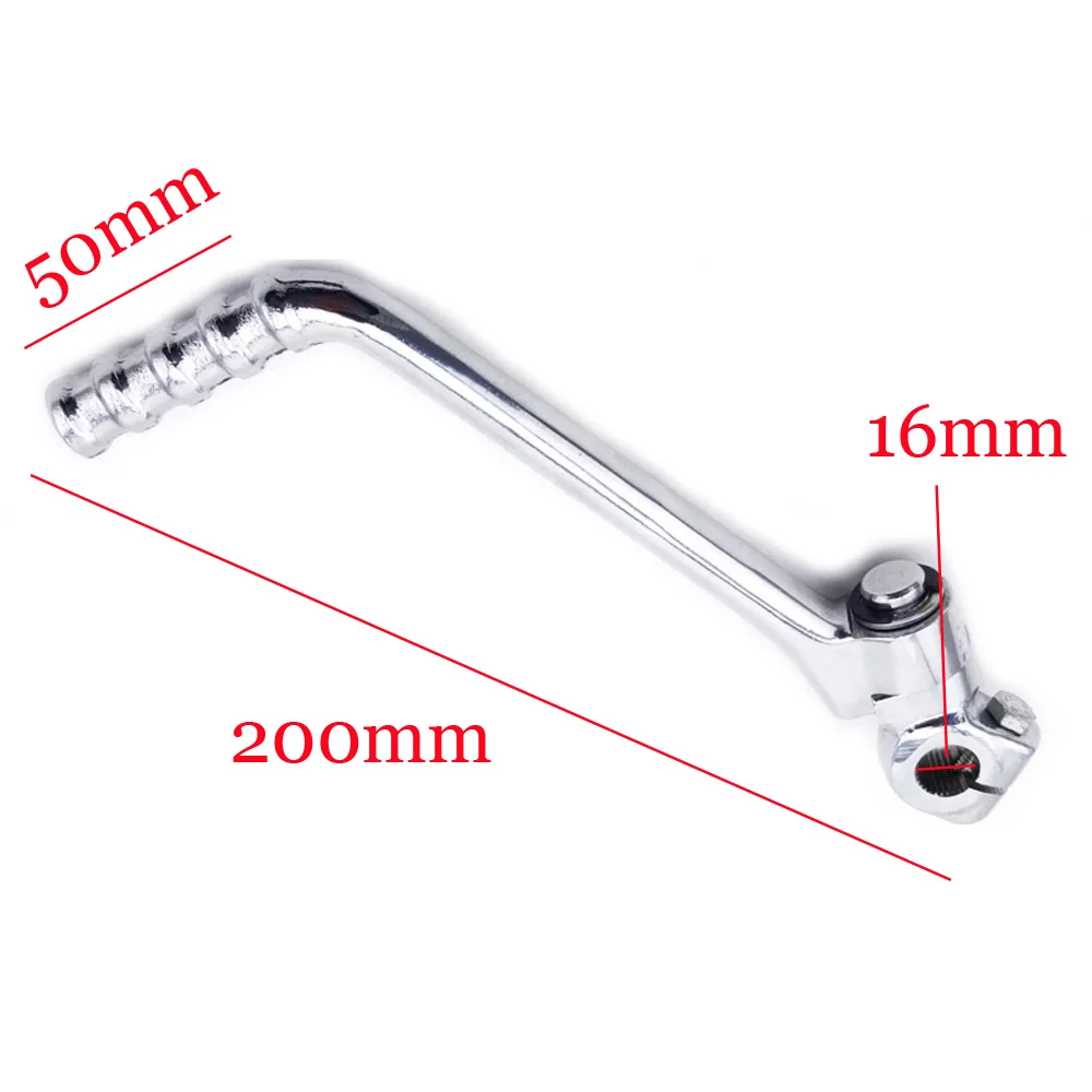 Аксессуары рычаг стартера запчасти для квадроциклов 16 мм хромированный KLX250 1979 80