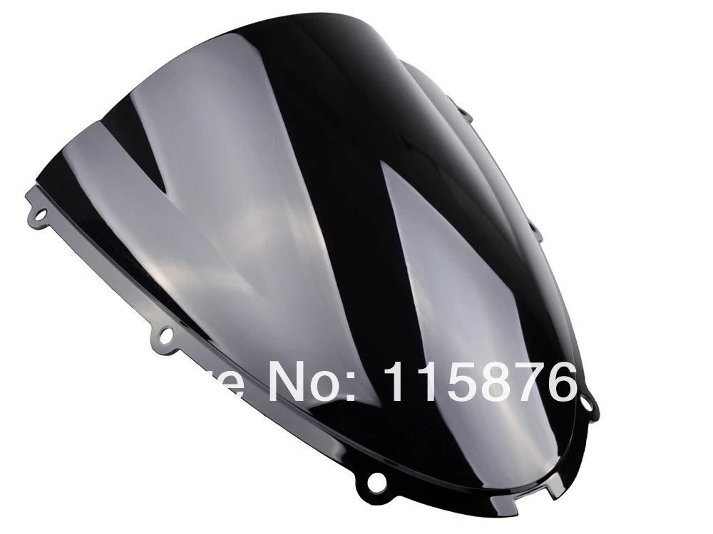 Черный лобовое стекло для чехол для Kawasaki ZX6R 636 2005 2006 2007 2008