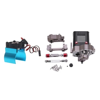 

Cooling Fans Heatsink RC Electric Machinery Heatsink with CNC Complete Front Gearbox Transmission Box