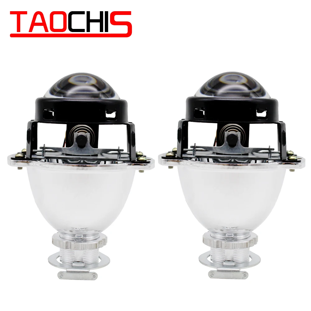 TAOCHIS LHD 1 8 дюймов Универсальный HID мини биксеноновый объектив проектора H1 H4 H7 с