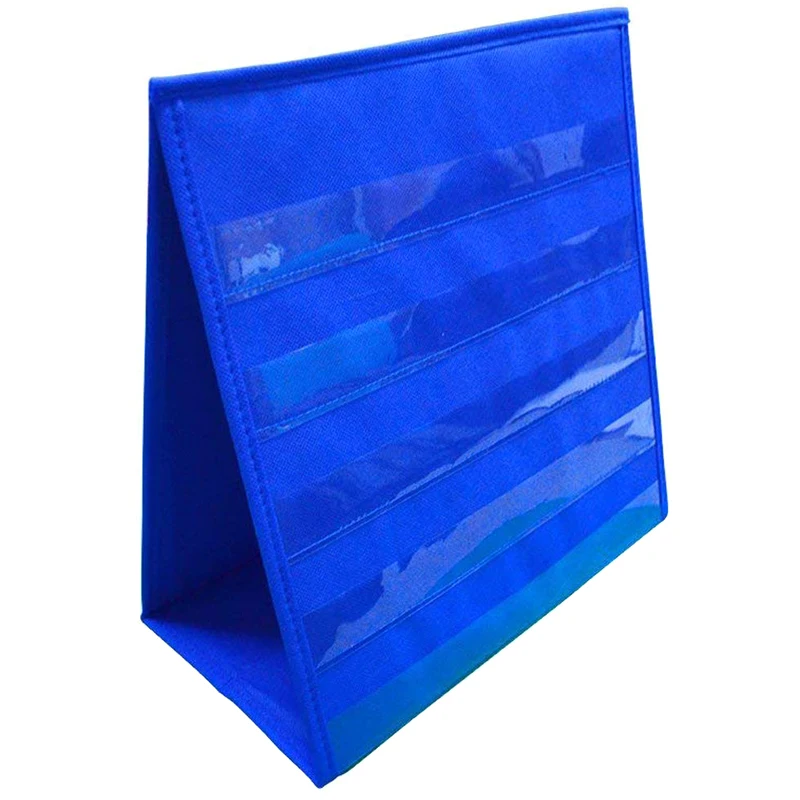  Desktop Pocket Chart Teaching Double-sided Self-standing Foladble for Classroom JLRJ88