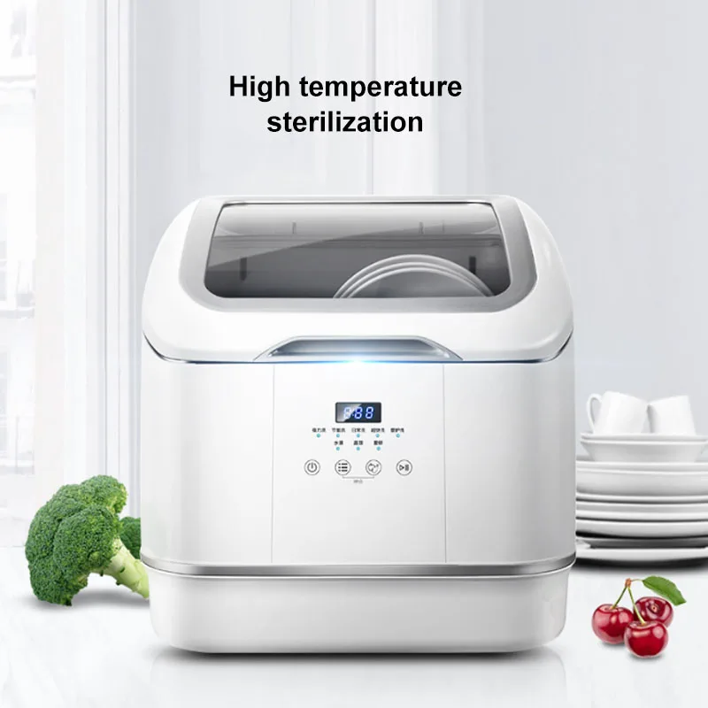 free shipping!!!- Automatic Dishwasher Household Installation-Free
Small Desktop All-in-one Smart Dish Washing Machine 4 sets Dish Washer
Machie