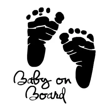 

Baby on The Board Stylish Ultra-slim Window Car Stickers Decal Decor Bedroom Car Stickers For Car Stylish Decoration
