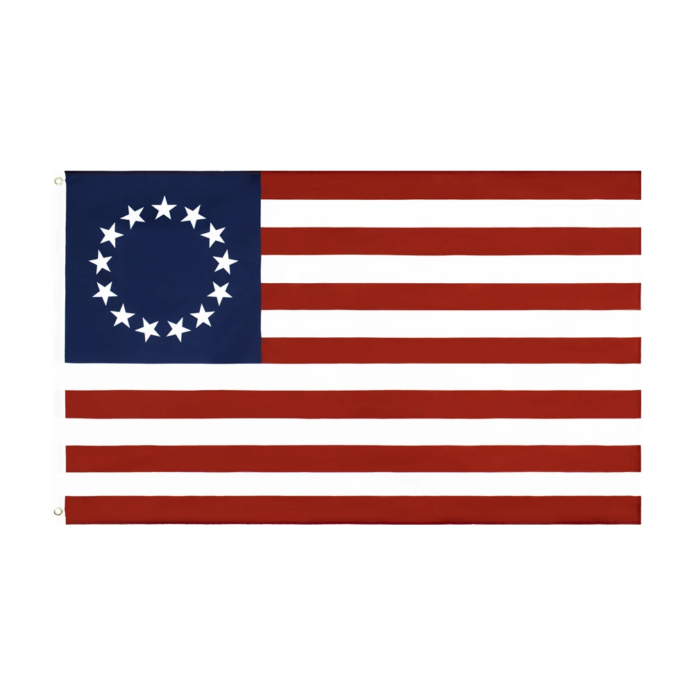 

90*150 см 13 звезд США 1777 американский флаг Бетси Росса для украшения